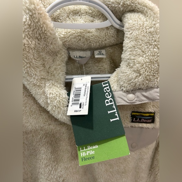 LL bean fleece quarter zip size XS - Picture 2 of 3